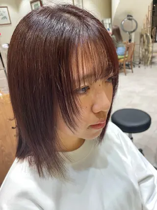 ミディアム カラー 吉川沙知 /ナチュラルカラーのヘアスタイル