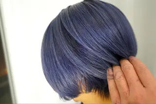 ショート カラー lani 天神大名/ブリーチのヘアスタイル