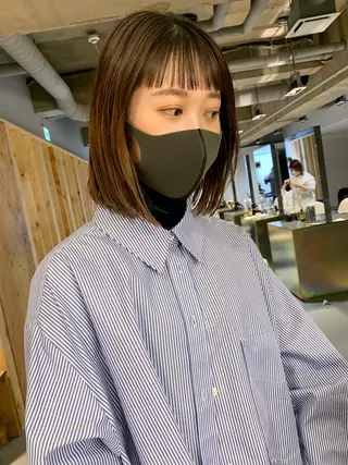 ミディアム カラー tension 【テンション】のヘアスタイル