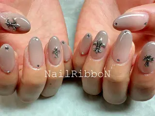 ネイル ネイルリボン 石田のネイルデザイン