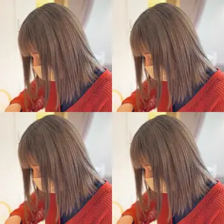 ミディアム カラー ヘアアレンジ ekolu北梅田店所属・梅田中崎町髪質改善 /オキヒロト/エコルのヘアスタイル