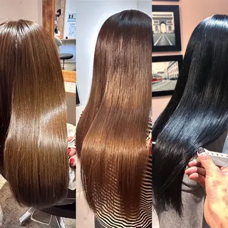 ロング カラー 店長✨️韓国ヘア✖️ 髪質改善カラー／純大のヘアスタイル