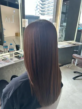 ミディアム DESIGN SALON  LIA・デザインサロンリア所属・お悩み/縮毛矯正/ 解決/けんすけ🫧のヘアスタイル