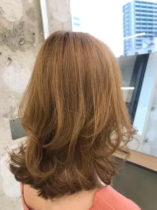 ミディアム お気に入り口コミ満足度☺️ご紹介数No.1 エリア 大人気❗️最新サロン 駅2分!所属・バッサリ◎矯正〜スパ ☆年祭#髪医者サロンのヘアスタイル