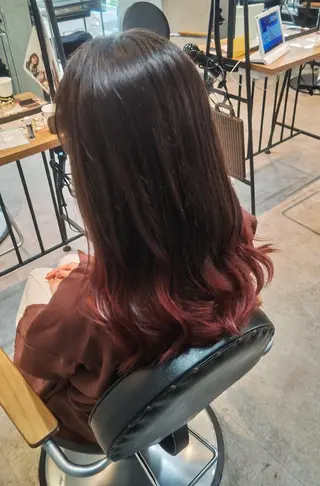 ロング カラー La　fith 　hair  chill所属・渡辺 真由美のヘアスタイル