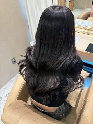 ロング Kanami/韓国風 /艶カラーのヘアスタイル