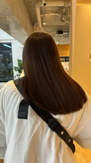 セミロング 暖色/透明感カラー かずきのヘアスタイル