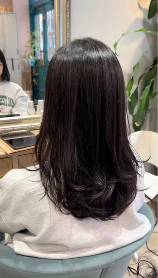 ロング カラー レイヤー/透明感/髪 質改善/メンズ/佐藤のヘアスタイル
