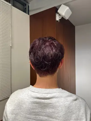 カラー films所属・AYA/films 韓国/レイヤー／ボブのヘアスタイル