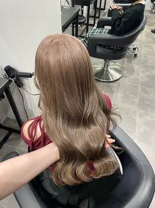 ロング カラー 🎀暖色/ラベンダー /paru🤍のヘアスタイル