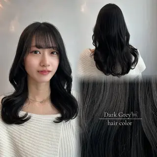 セミロング カラー 🎀gigs🎀 momoka🎀のヘアスタイル