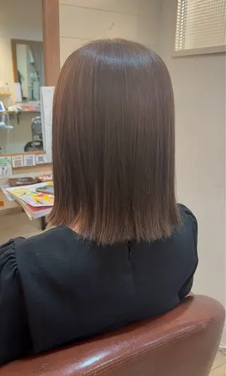 ミディアム suzu☺︎ 髪質改善/ストレートのヘアスタイル