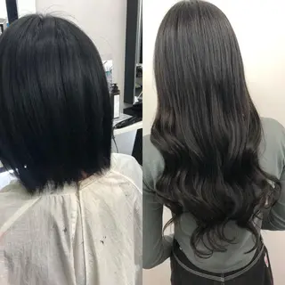 ロング ヘアアレンジ 下妻 カラーエクステ難波のヘアスタイル