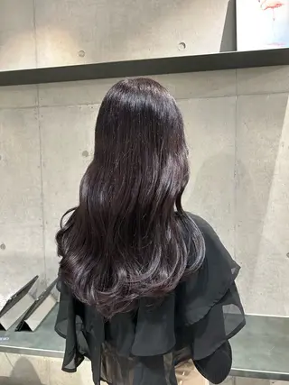 ロング カラー ヘアアレンジ 🍎艶モテカラー🍎 カリンのヘアスタイル