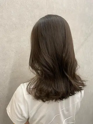 ミディアム カラー ヘアアレンジ Kawaguchi Arisaのヘアスタイル