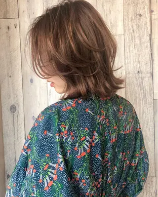 ショート 💗艶カラー💗 CECILのヘアスタイル