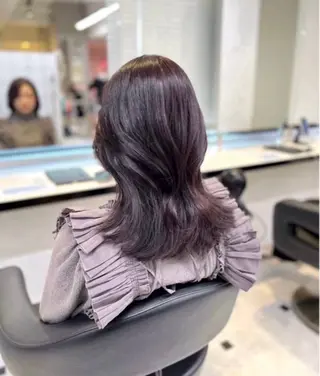 ロング miku/ラベンダー 透明感カラー🪻❤︎のヘアスタイル