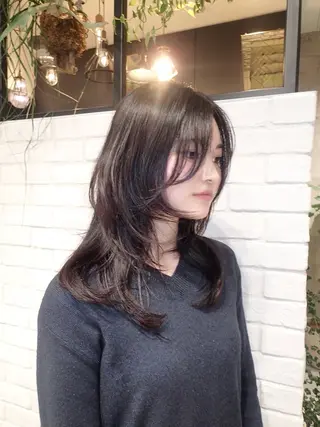 セミロング the C ayuのヘアスタイル