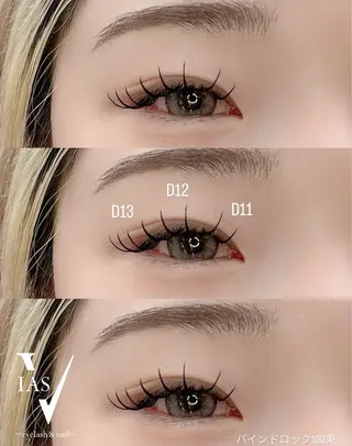 マツエク・マツパ VIAS YURINAのマツエク・マツパデザイン