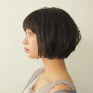 ミディアム 似合わせ艶髪カラー ❤️ハダユミのヘアスタイル
