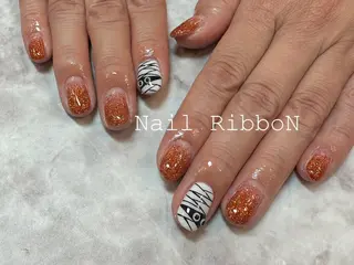 ネイル ネイルリボン 伊藤のネイルデザイン