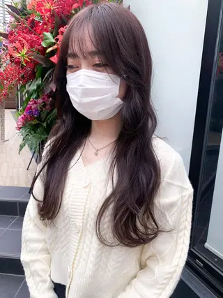 ロング カラー ヘアアレンジ yuka .のヘアスタイル