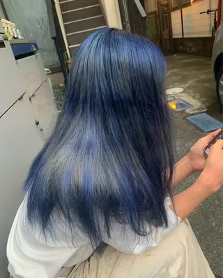 ロング カラー 佐藤 純生のヘアスタイル