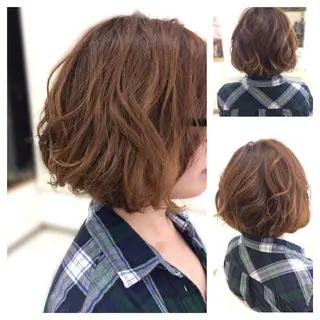 ミディアム いけだ ゆうのヘアスタイル
