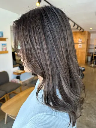 セミロング カラー ヘアセット/艶カラー 💐nao.のヘアスタイル