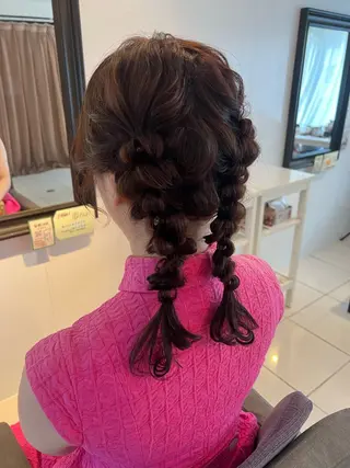 ヘアアレンジ 大人可愛いヘアメイク 💋🧚‍♀️しずかのヘアスタイル