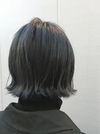 カラー ノグチ ユウキ/ボブのヘアスタイル