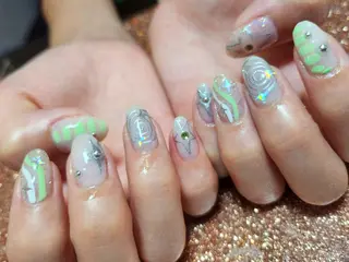 ネイル 💜bora .のネイルデザイン