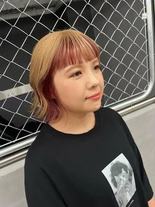 ミディアム カラー ELU. by stella所属・ELU.☁️ ARIのヘアスタイル