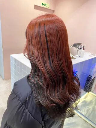 カラー 楓🦋韓国系レイヤー / 透明感カラー🤍のヘアスタイル