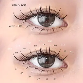 マツエク・マツパ lace adorable所属・レース アドラブル eyeのマツエク・マツパデザイン