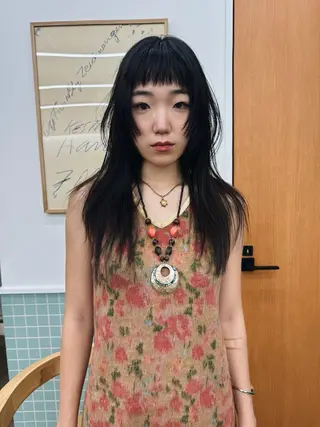 ロング THE  AGATA TOKYO所属・外国人風パーマ/デザ インカット🦕✨アミのヘアスタイル