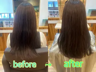 ロング 島袋 寧々のヘアスタイル