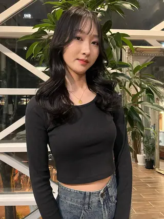 ロング 松野 心音のヘアスタイル