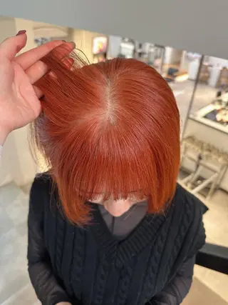 ショート カラー ヘアアレンジ ハイトーン特化 pepe🎀のヘアスタイル