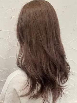 ロング カラー ベージュ/透明感/ 桃子🎀のヘアスタイル