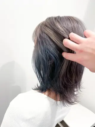 ミディアム 新宿/ 田口雄大のヘアスタイル