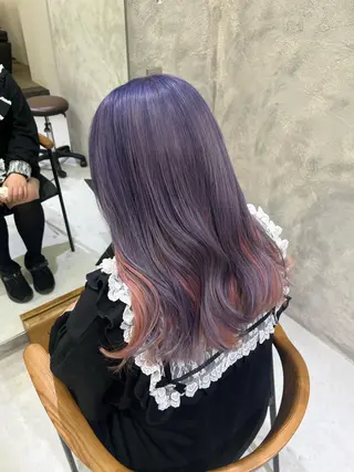 ロング カラー 橋本 萌々香のヘアスタイル