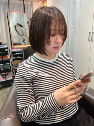 ショート EVOKE　TOKYO所属・土田 莉来のヘアスタイル
