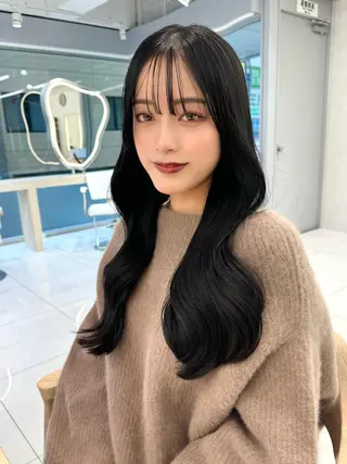 ロング 顔周り🇰🇷韓国 レイヤー/いづみ💞のヘアスタイル