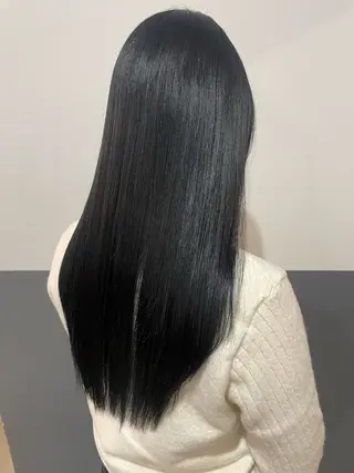 ロング カラー 松木 一華のヘアスタイル