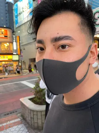 アイブロウ ulu beautysalon所属・アイブロウモデル募集 Yukiの眉毛・アイブロウイメージ