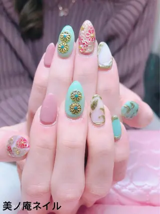 ネイル 美ノ庵ネイルサロン メトロポリタン前店のネイルデザイン