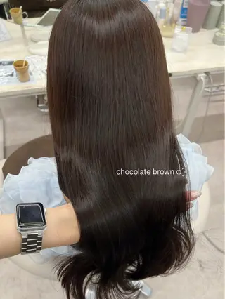 ロング カラー 美髪矯正/髪質改善/ 艶髪🤍伊藤梨紗のヘアスタイル