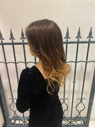 カラー 目黒 優衣のヘアスタイル