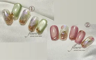 ネイル フルリール 【プライベートサロンのネイルデザイン